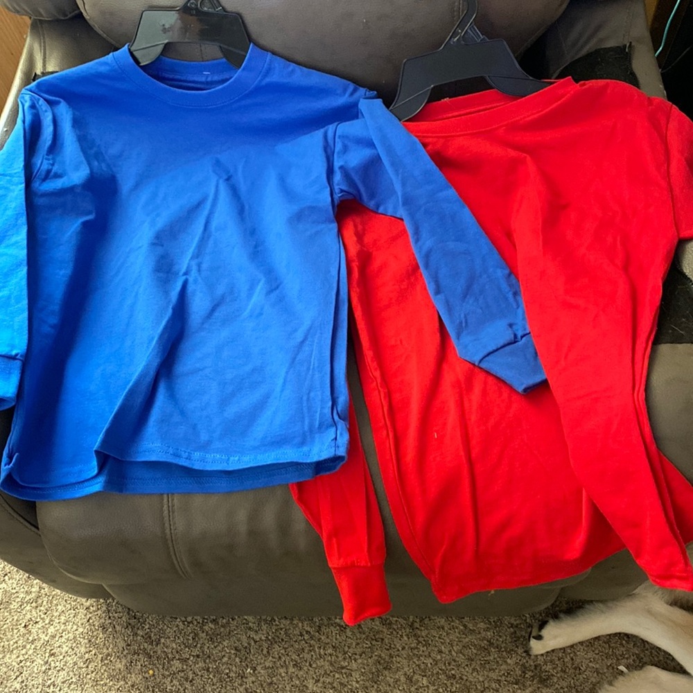Long sleeved kids shirts